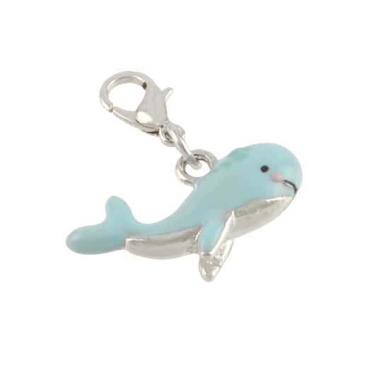 12 Pack: Blue Whale Charm by Bead Landing™